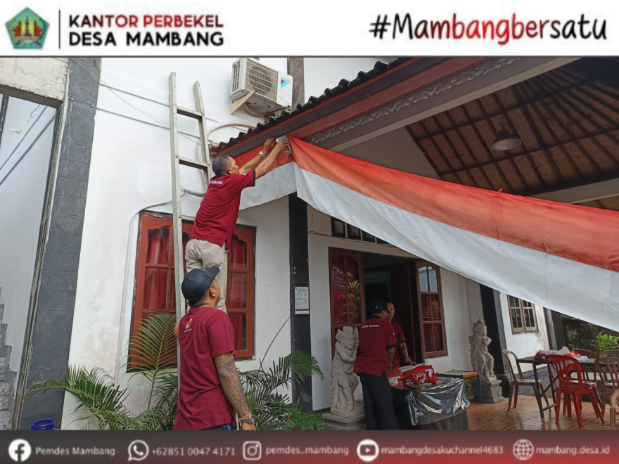 PEMASANGAN BENDERA MERAH PUTIH