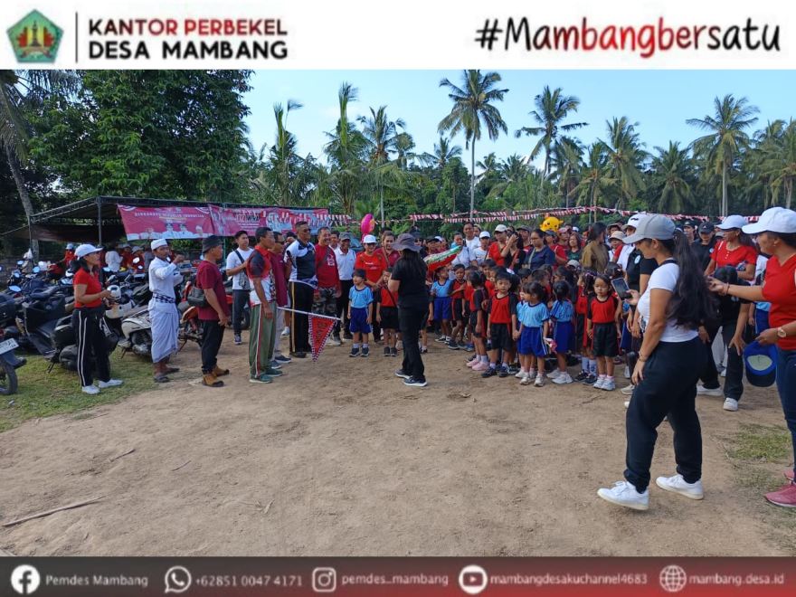 BERBAGAI KEGIATAN DALAM PERAYAAN HUT RI KE 80 BERSAMA MASYARAKAT DESA MAMBANG