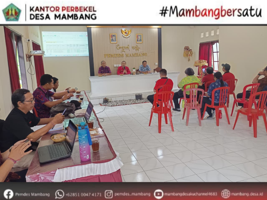 RAKOR SEKDES SE KECAMATAN SELEMADEG TIMUR