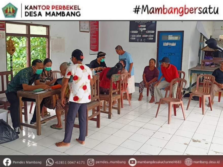 KEGIATAN PUSKESMAS KELILING DI BANJAR MAMBANG GEDE