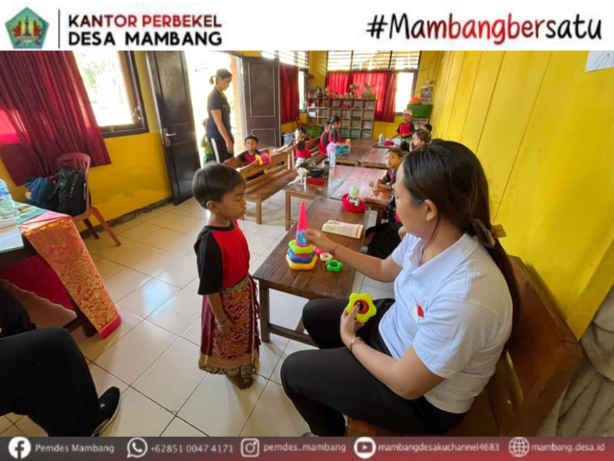 KEGIATAN DDTK PADA ANAK TK B YAYASAN PELITA SARI MAMBANG