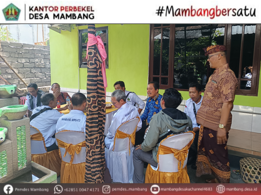 PEMDES KUNDANGAN DI ACARA PAWIWAHAN ANAK DARI BHABINKAMTIBMAS 