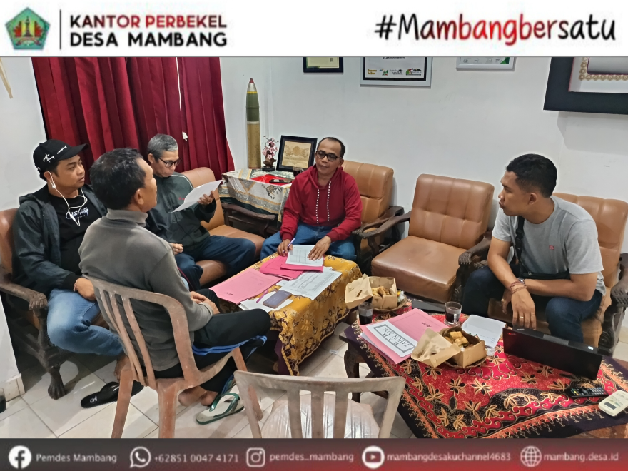 RAPAT TIM PENYUSUN RKP DAN VERIFIKASI DESA MAMBANG TAHUN 2026